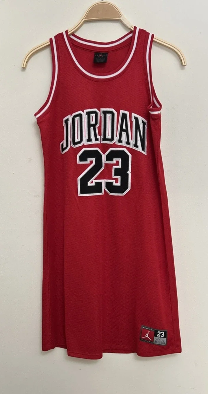 Jordan 23 Youth Basketball Jersey Dress Red Size XL 13-15Years NBA Style